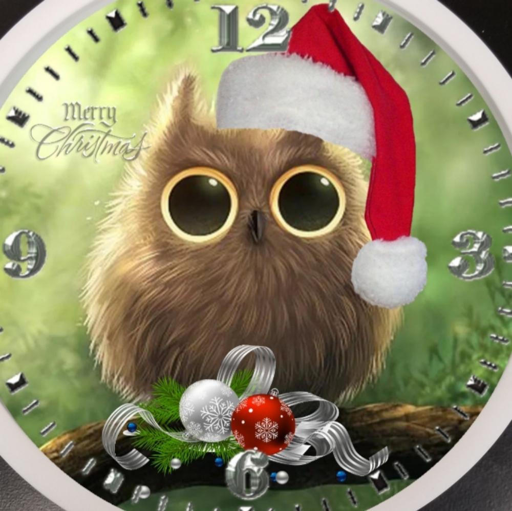 Owl Christmas joy